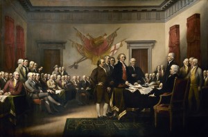 The Declaration of Independence is presented to the Continental Congress, 1776